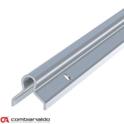 Vodiaci profil U ø 20mm Combi Arialdo pre posuvné brány, do betónu, dĺžka 3m, cena za kus Vodiaci profil U ø 20mm Combi Arialdo pre posuvné brány, do betónu, dĺžka 3m, cena za kus